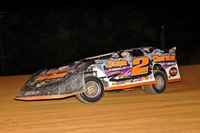 Dennis Franklin raced to his second straight Clash victory. (butlerracingphotos.com)
