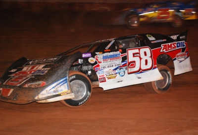 A.J. Diemel heads for victory at Langlade County. (A&H Photos)