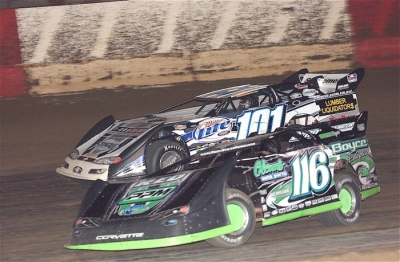 Randy Weaver (116) was awarded two victories. (Brian McLeod)