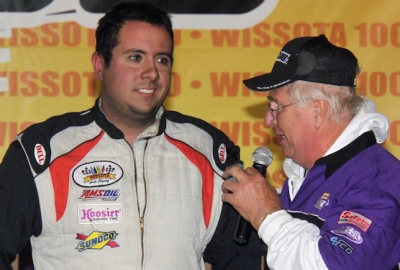 Marshall Fegers talks about his $6,000 victory. (crpphotography.com)