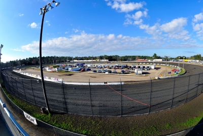 The half-mile Volusia Speedway Park track. (thesportswire.net)