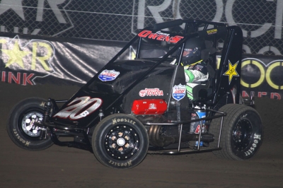 Jimmy Owens tunes up for the Chili Bowl. (Jeremey Rhoades)