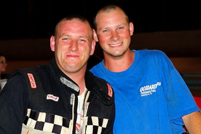 Kyle Lear (left) and his brother Cody notched June 18 victories at Hagerstown, Md. (wrtspeedwerx.com)