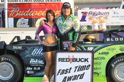 Scott Bloomquist will start among the top four in the Battle at the Beach main event. (stlracingphotos.com)