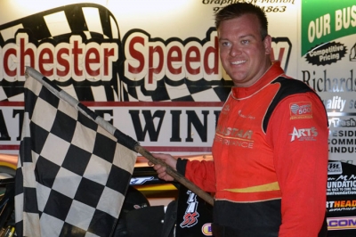 Brandon Kinzer grabbed a $3,000 victory at Winchester. (photosbyconnie.com)