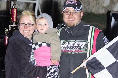 Rusty Schlenk earned $3,000 at Attica Raceway Park. (Action Photo)