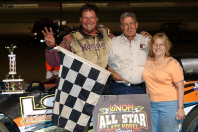 George Lee's third victory of the season at Hilltop paid $5,000. (Diane Bemiller)