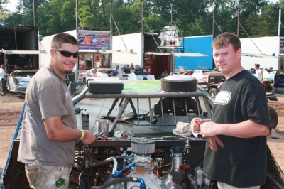 Ross Robinson (left) will crew for John Lobb (right) as well as race Thursday in Delaware. (Kevin Kovac)