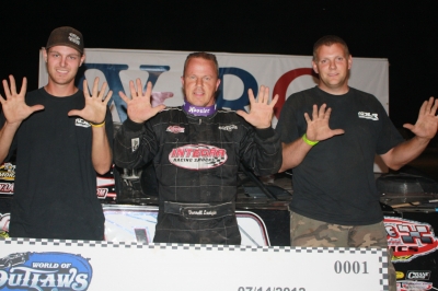 Darrell Lanigan and his crew members are going to have to count toes if the victories keep coming. (Kevin Kovac)