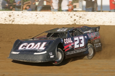 John Blankenship gets up to speed at Stateline, where he pocketed $10,000. (Todd Battin)