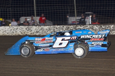 Wendell Wallace heads to victory at Riverside. (Woody Hampton)