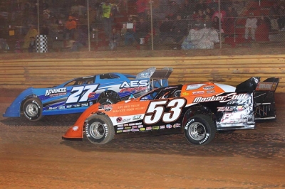 Ray Cook (53) chases Dennis Franklin (27c) at Swainsboro. (ronskinnerphotos.com)