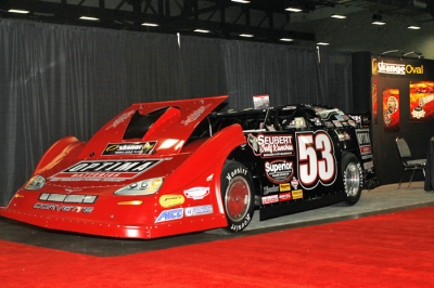 Ray Cook's car at the Heartland Auto Racing Show. (brendonbauman.com)