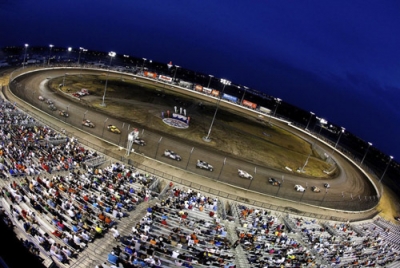 The Texas Motor Speedway Dirt Track hosts the SUPR opener. (Getty Images)