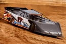 Second-starting Tyler Evans of Mineral Wells, W.Va., topped April 27's 28-car Steel Block Late Model Series field to win the $2,025 Pat Herrick Memorial at Tyler County Speedway. (Zach Yost)