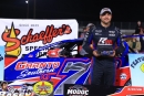 Brandon Overton in victory lane after winning March 20's Southern All Star/Schaeffer's Spring Nationals Ed Basey Memorial at Modoc (S.C.) Speedway. (Zack Kloosterman/zskphotography.com)