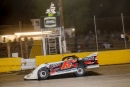 Koulten Herbert takes the $2,500 checkers in April 18's Pollard Memorial for Limited Late Models at Senoia (Ga.) Raceway. (praterphoto.com)