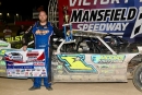 Kyle Moore captured May 15's Valvoline American Late Model Iron-Man Series feature at Mansfield (Ohio) Speedway. (Hein Brothers)