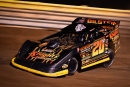 Ricky Thornton Jr. led all the way May 28 at Wayne County Speedway in Orrville, Ohio, for a $12,000 World of Outlaws Late Model Series victory. (Emily Schwanke/woolms.com)