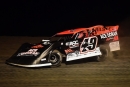 Jonathan Davenport won his third Midwest LateModel Racing Association feature of the season June 19 at Salina (Okla.) Highbanks Speedway. (photosbyboyd.smugmug.com)