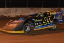 Feature winner Frank Heckenast Jr. zips around Red Hill Raceway in Sumner, Ill. He earned a $10,000 DIRTcar Summer Nationals victory. (Braden Rouse)
