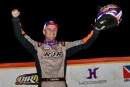 Ryan Unzicker captured July 10's 40-lap DIRTcar Summer Nationals feature at Crystal (Mich.) Motor Speedway. (Terry Page)
