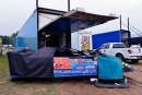 Dennis Erb Jr.'s pit area at Batesville, where he'll start on the front row of Saturday's Bad Boy 98 on the Lucas Oil Series. (thesportswire.net)