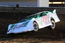 Walker Arthur had a rollover accident in World of Outlaws time trials Friday at NAPA Wayne County (Ohio) Speedway. He was unhurt. (rdwphotos.smugmug.com)