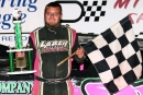 Rusty Schlenk notched his 16th career Sunoco American Late Model Series victory Friday at Mount Pleasant (Mich.) Speedway. (Steve Datema)