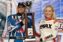Ryan Atkins earned $2,000 for Friday's Crate Late Model victory at the Dirt Track at Charlotte. (CMS Photo/HHP)