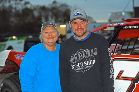 Jake Knowles and his mother Cindy. (Brian McLeod/Dirt Scenes)