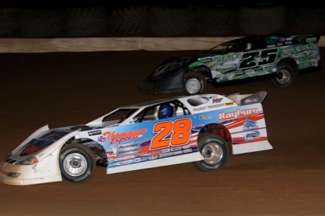 Dennis Erb Jr. (28) while Jason Feger (25) had battery issues. (Jim DenHamer)