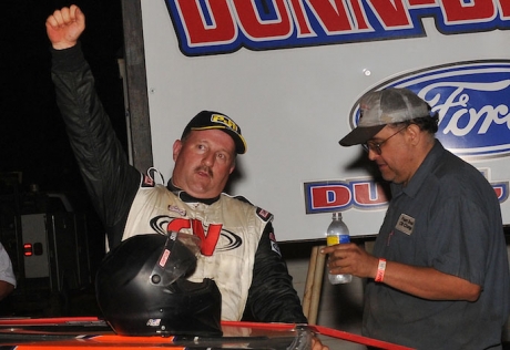 Victorious Ricky Weeks emerges at Fayetteville. (butlerracingphotos.com)