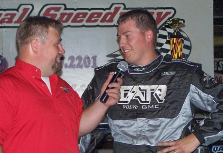 Chad Simpson talks about his $5,000 victory. (DirtonDirt.com)