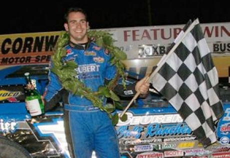 Josh Richards celebrates at Cornwall. (Rick Young)