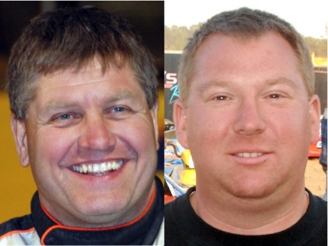 Chub Frank (left) borrowed a car from Chad Valone (right).