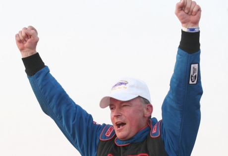 Ray Guss Jr. celebrates at Boone. (Barry Johnson)