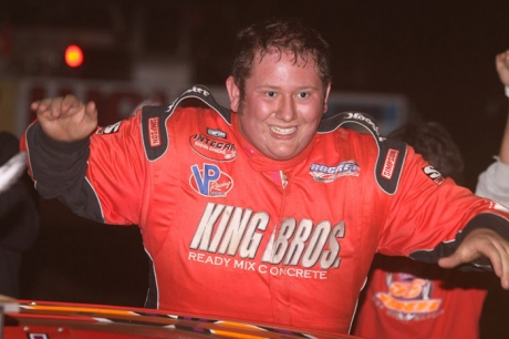 Russ King emerges from his winning car. (pbase.com/cyberslash)