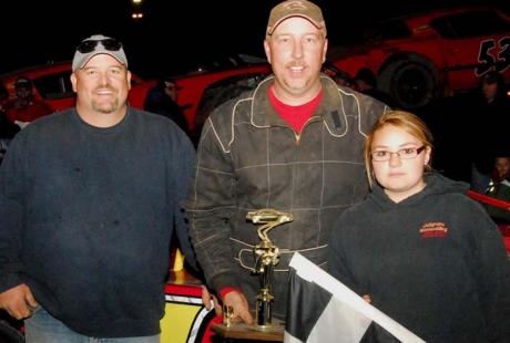 Jason Wines in victory lane. (Steve Reeck)