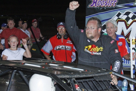 Terry Phillips emerges from his car. (Ron Mitchell)