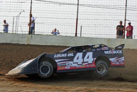 Earl Pearson Jr. two-wheels it at Portsmouth. (rasmithphoto.com)