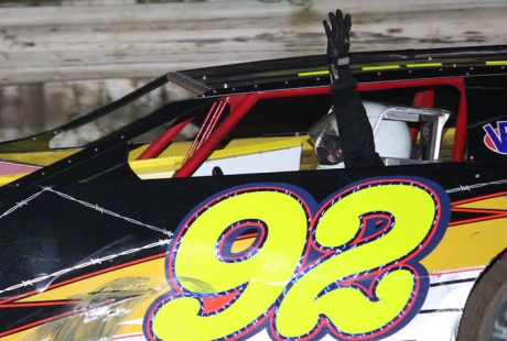 Brock Williams waves to the crowd. (Keene's Photography)