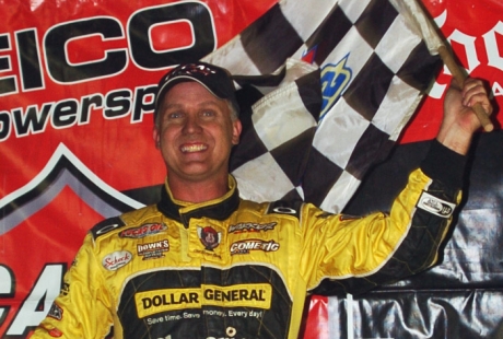 Dale McDowell in victory lane. (Shawn Crose)