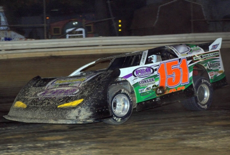 Kyle Lear heads toward victory in Cumberland, Md. (Clifford Dove)