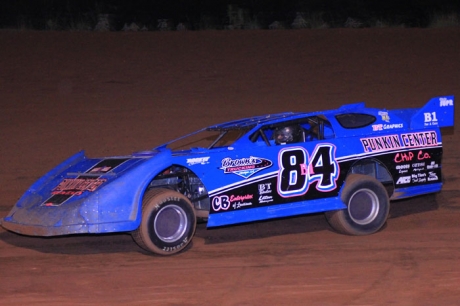 Kyle Cummings, driving Nicholas Brown's car, was third in the race honoring his father. (Best Photography)