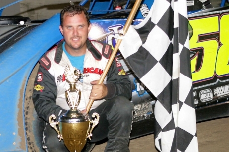 Mark Whitener won Saturday at North Florida Speedway. (ricksdarkroom.com)