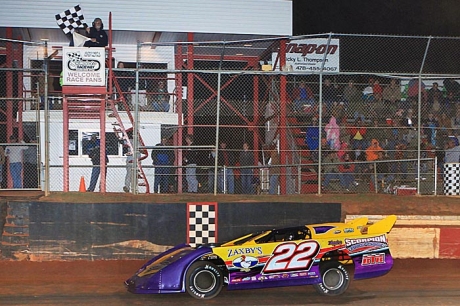 William Thomas crosses the finish line for his biggest victory. (ronskinnerphotos.com)