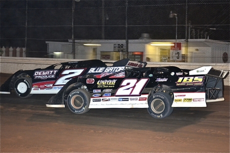 Brandon Dewitt (2) held off Ivedent Lloyd Jr. (21) late at Waycross. (Troy Bregy)