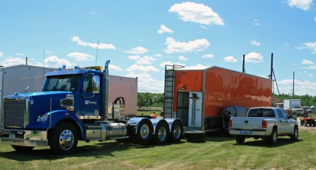 The borrowed rig that got Rick Eckert to Canandaigua Motorsports Park. (Kevin Kovac)