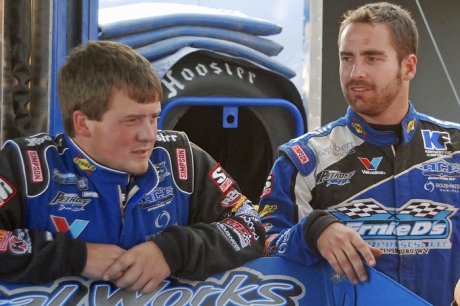 Josh Richards (right) returns to run as a teammate to Brandon Sheppard (left). (DirtonDirt.com)